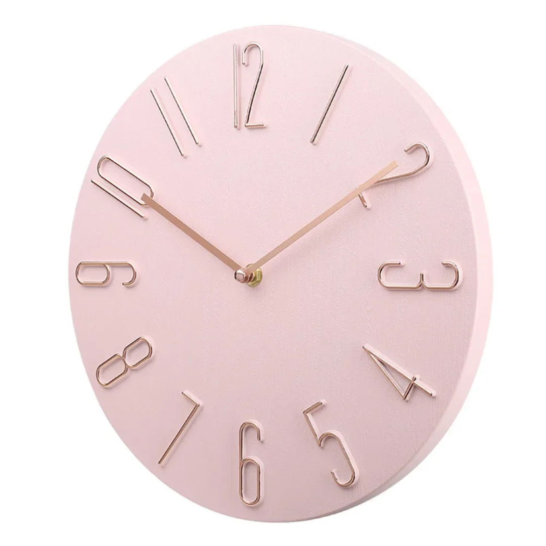 Stylish Wall Clock With Colorful Design