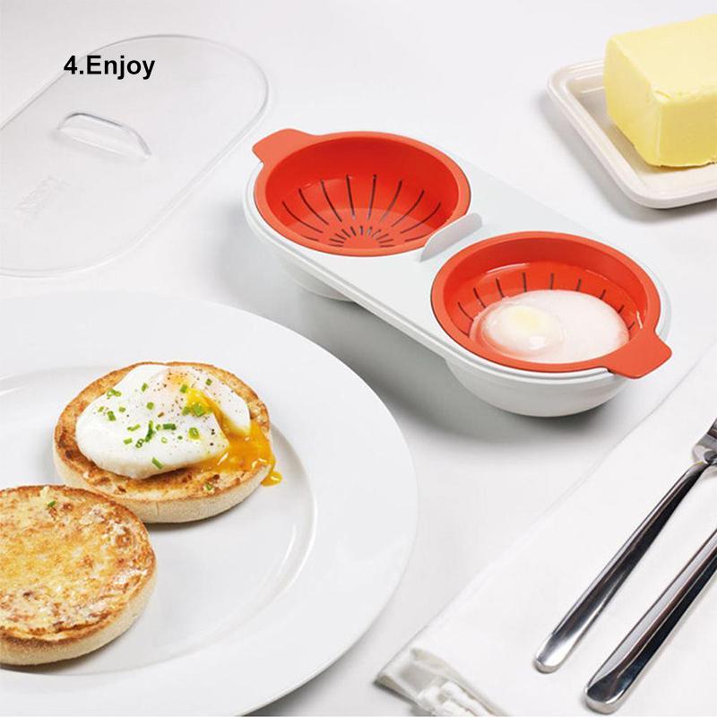 Double Microwave Egg Cooker