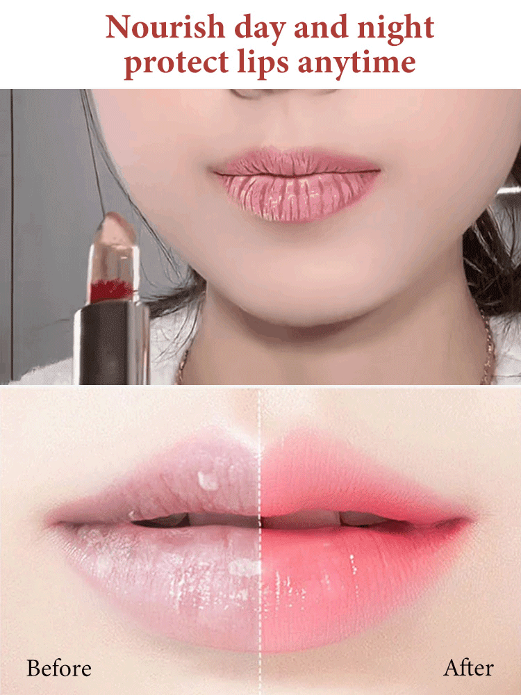 Flower color-changing lipstick