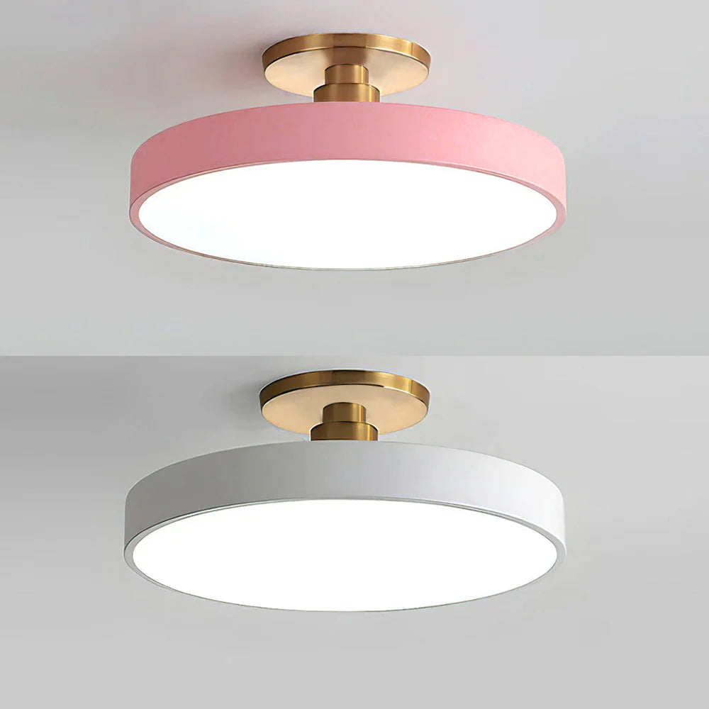 Modern LED Semi Flush Mount Ceiling Light | Energy-Saving. Durable Design for Hallway. Dining Room & Living Room
