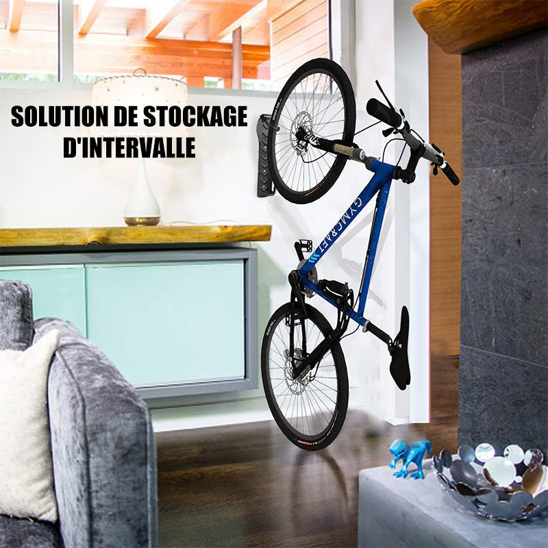 Support for bike carrier adjustable wall mounting