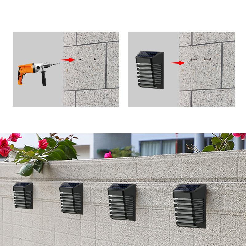 Solar LED Garden Wall Light – Solar-powered outdoor lighting for patio and garden