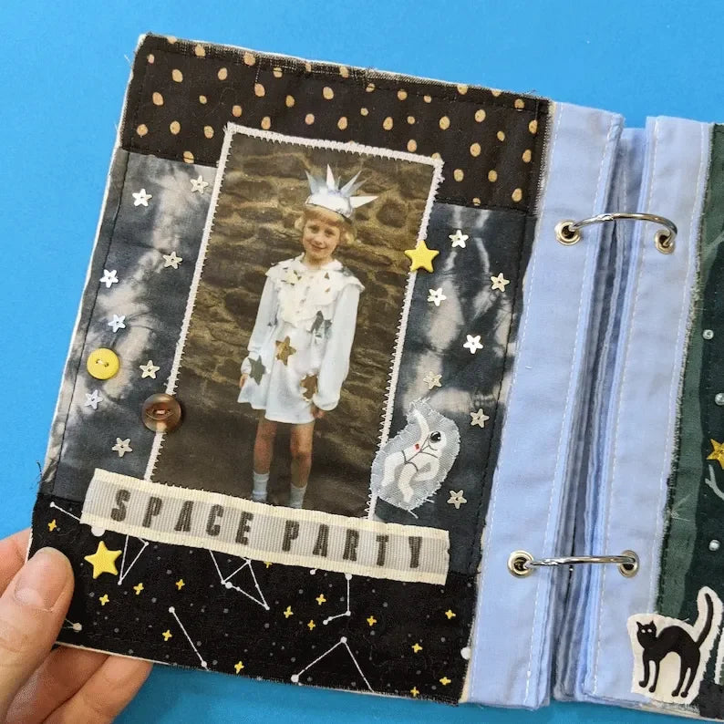 White Fabric Sketchbook