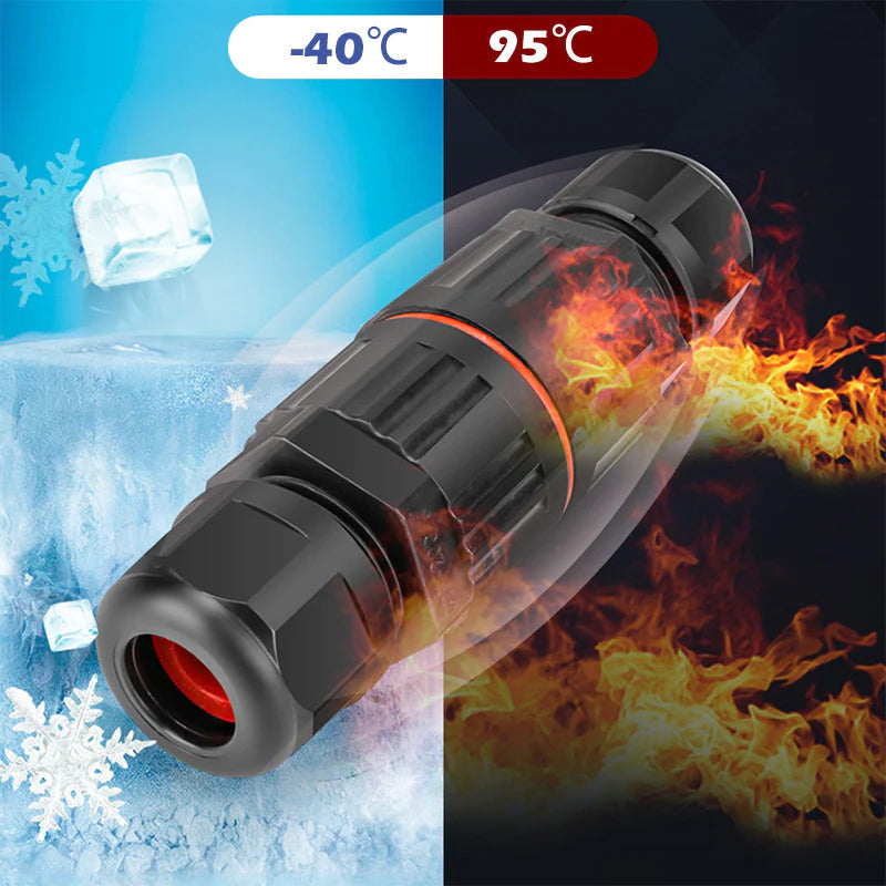 Outdoor Waterproof Electric Cable Connector
