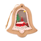 FestiveWood - Lightweight wooden Christmas ornaments for tree decoration