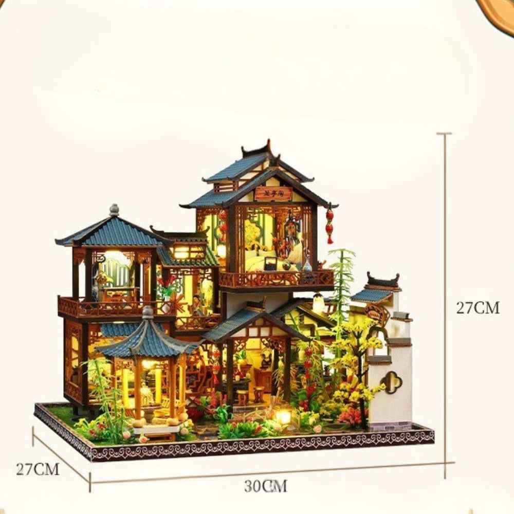 Serenade of the Orchid Garden Mini House Kit l DIY Miniature Kit