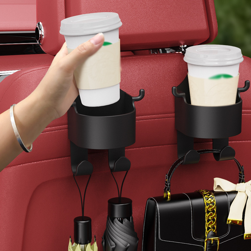 Multifunctional hook for the car seat backrest