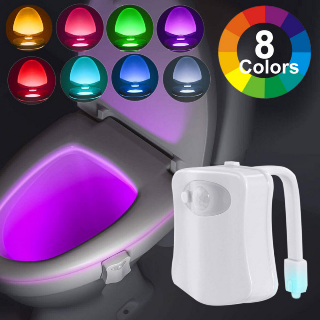 See Where You Pee | LED Toilet Lighting with Motion Sensor