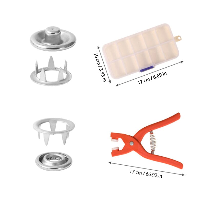 Five-claw buckle tool set