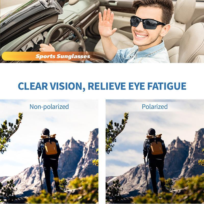 Sunglasses with UV protection for outdoor cyclists