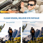 Sunglasses with UV protection for outdoor cyclists