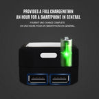 Ciaovie Car Charger Multi with Retractable Charging Cable