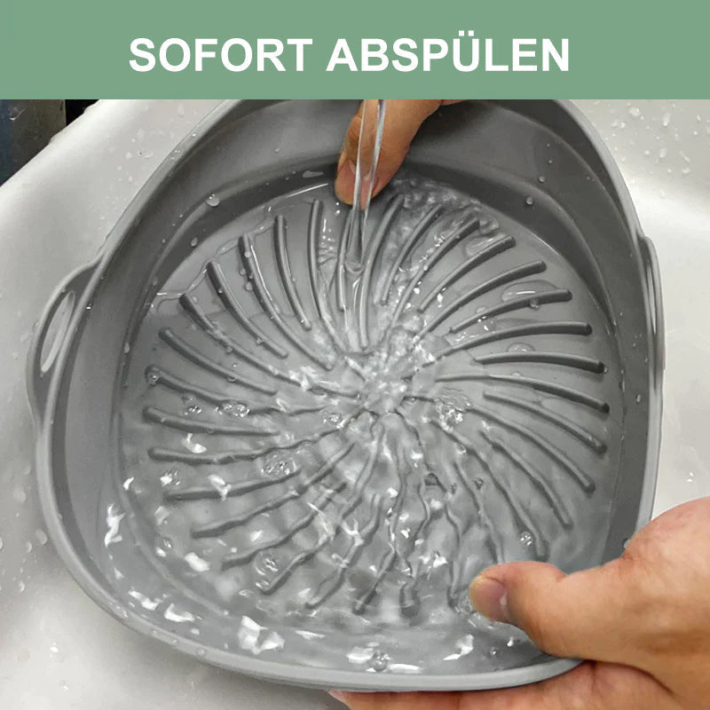 Air fryer grill pan made of silicone