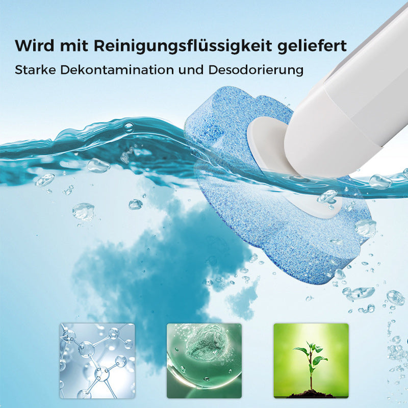 Disposable toilet brush