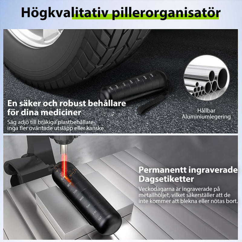 7-Day Portable Pill Organizer for Travel