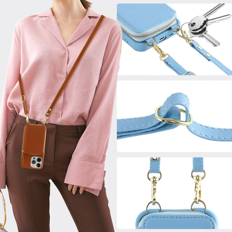 Phone case with wallet & sling, crossbody handbag