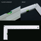 Aluminum alloy triangle and square ruler