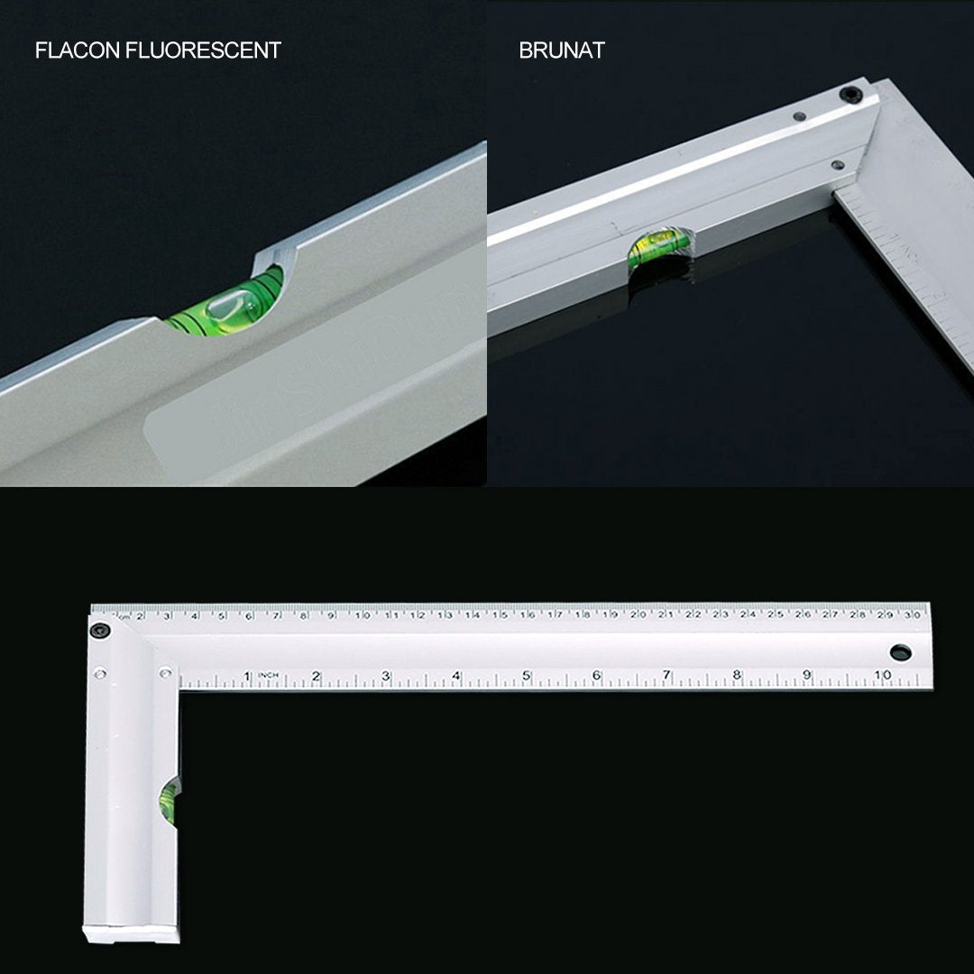 Aluminum alloy triangle and square ruler