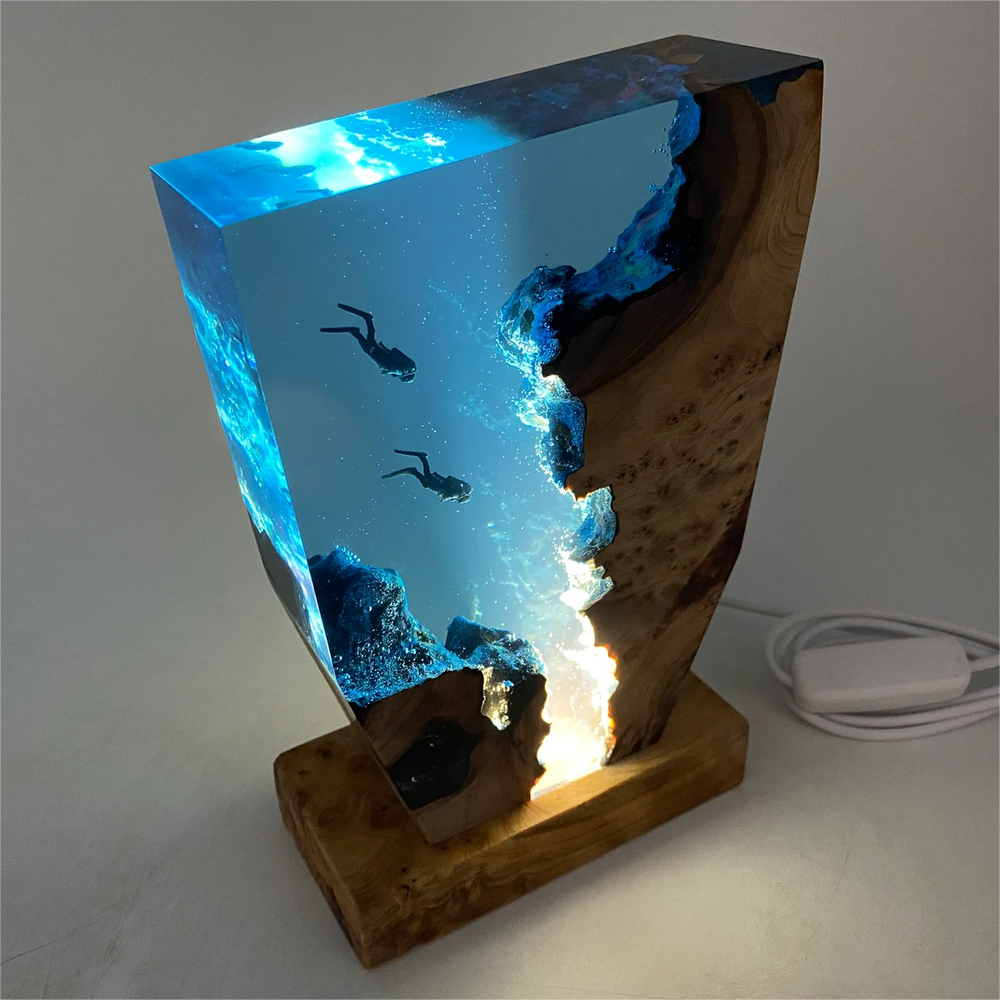 Abyss Aurora: Dive into illuminated depths