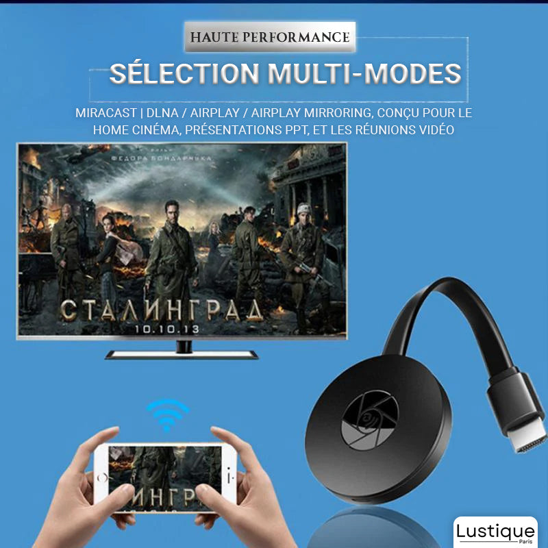 Wireless HDMI Display Adapter | MediaLink 1080P WiFi Screen Mirroring for Android, iOS, Windows & Mac