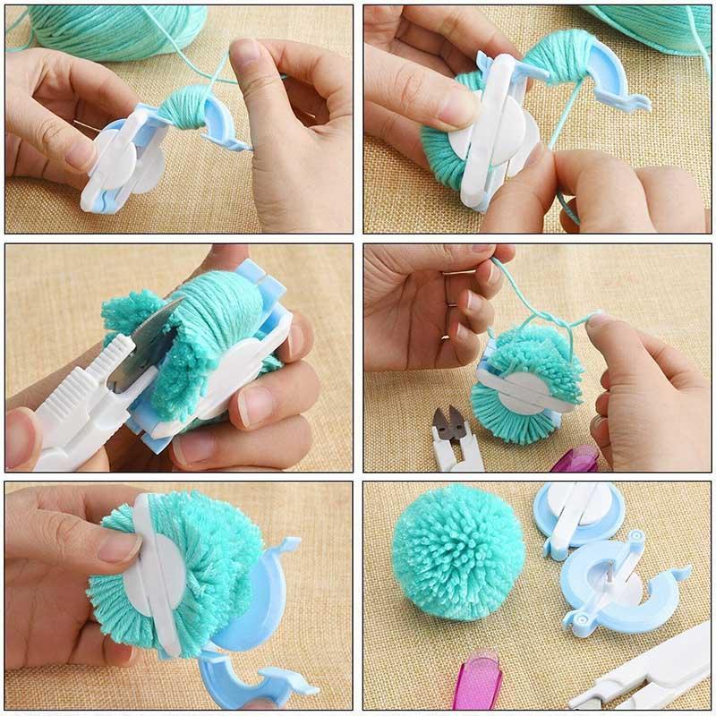 Craft set for pom pom machine