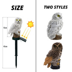 Solar Garden Light Owl – LED Outdoor Light for Garden, Terrace and Balcony, weatherproof