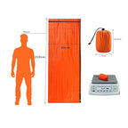 Waterproof sleeping bag for emergencies
