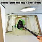 Microfiber cleaner with 2 reusable microfiber hoods