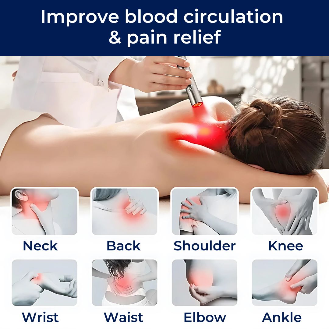 LumiHeal Light Therapy Device for Pain Relief | Reduces Inflammation - Enhances Circulation - Supports Muscle Relaxation - for Chronic Pain