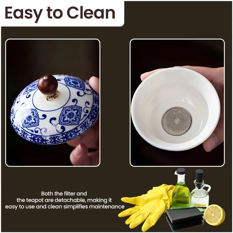 Gongfu Tea Set made of porcelain - Timeless elegance, perfect tea