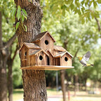 6-Hole Handmade Birdhouse