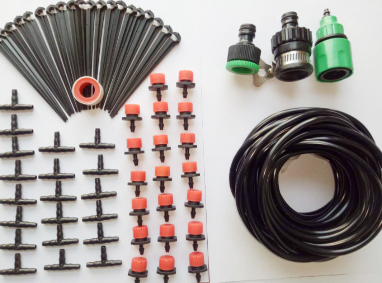 Automatic drip irrigation system for plants – Complete set for garden and balcony
