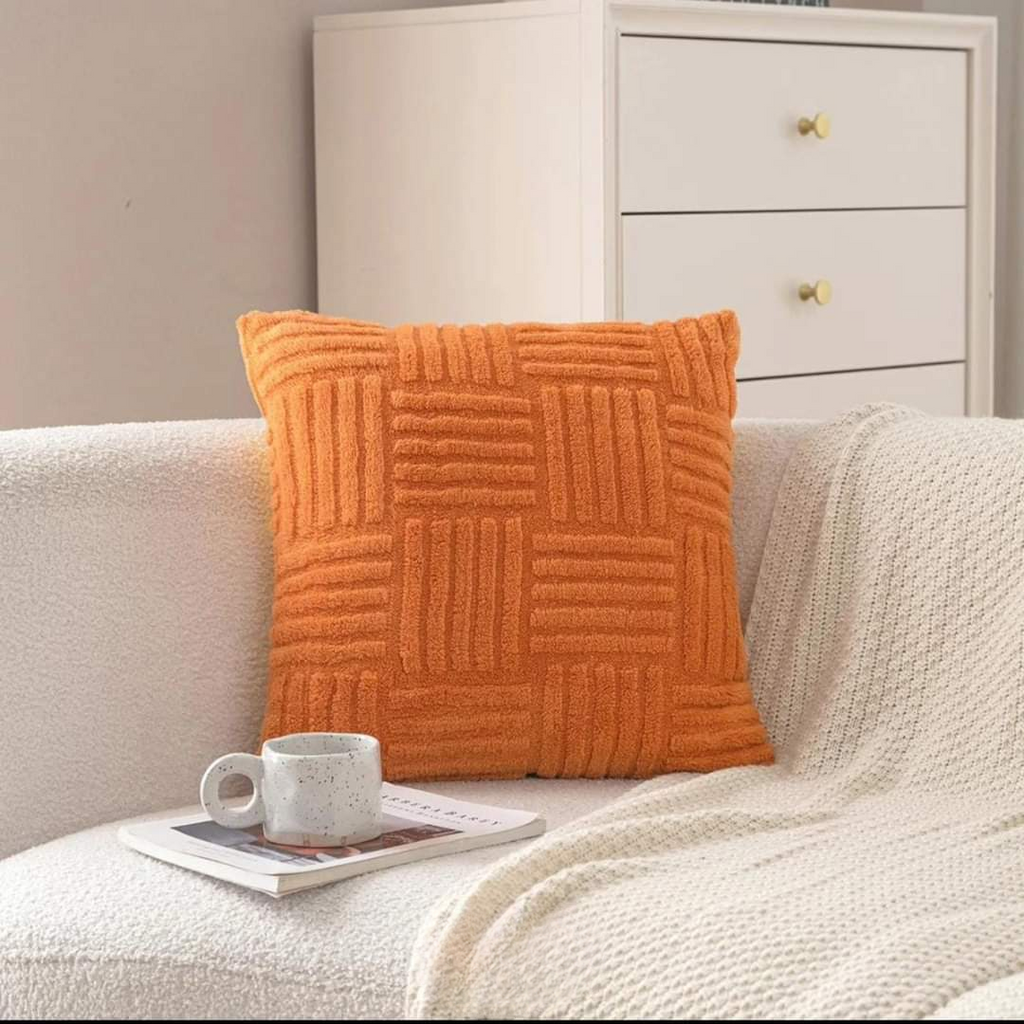 Cushion covers for decorative cushions in various styles