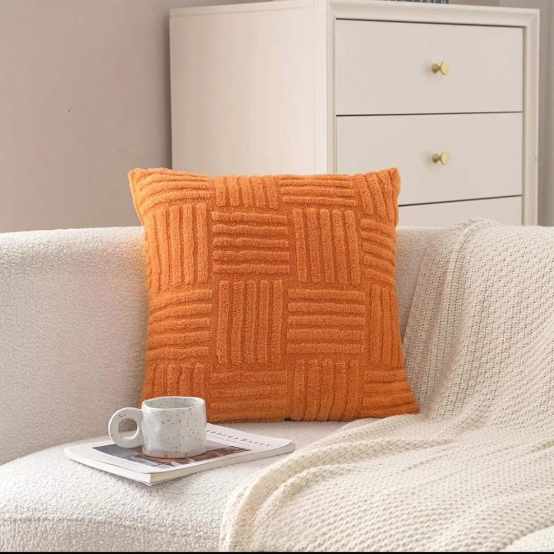 Cushion covers for decorative cushions in various styles