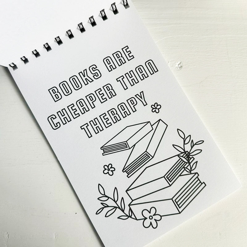 Booklover Coloring Book