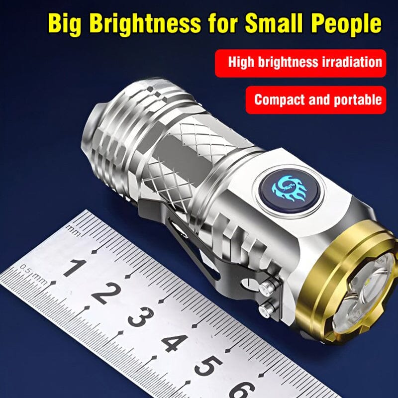 Three-eyed Monster Mini Flash Super Power Flashlight