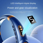 Digital Display Wearable Neck Fan