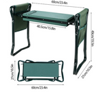 Garden Stool with Bag – Collapsible Seat and Workspace for Gardening