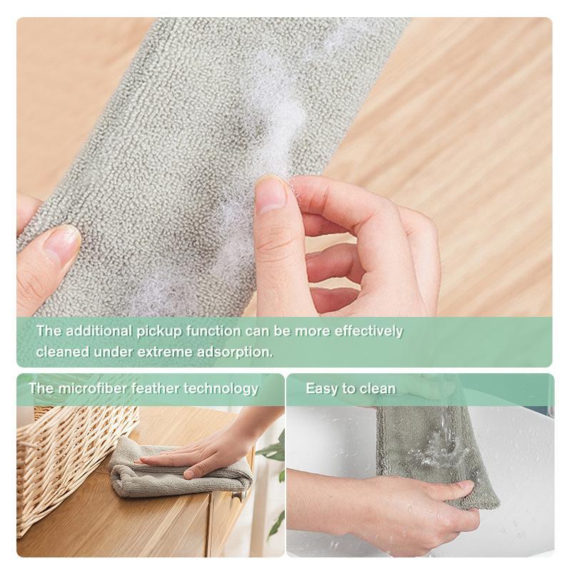 Multifunction Retractable Microfiber Dust Brush Gap Mop with a Retractable Handle