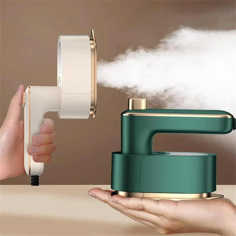 Handheld portable foldable steamer