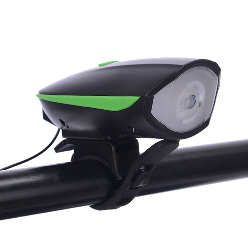 USB-rechargeable mountain bike headlight