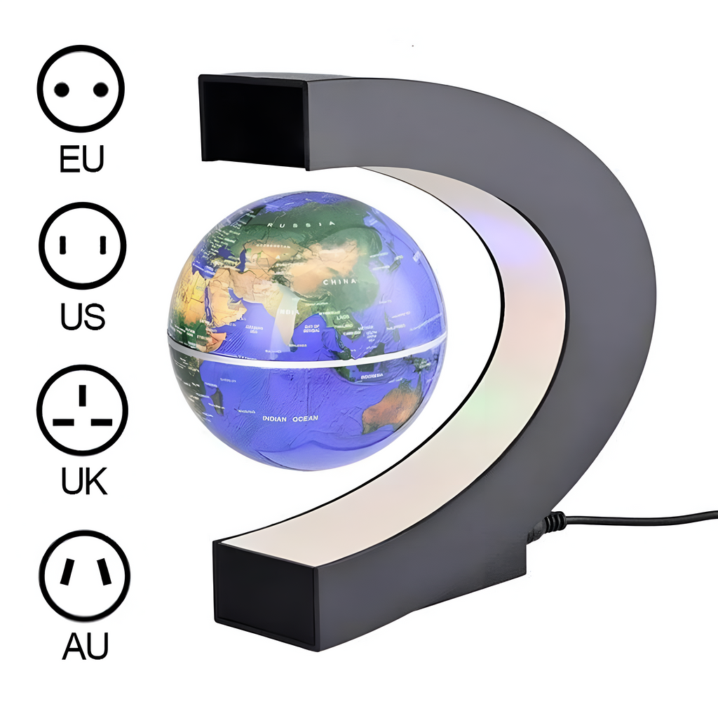 Armstrong | Magnetic Levitation Floating Globe Lamp with LED World Map