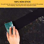Non-stick BBQ grill mats with cutting box