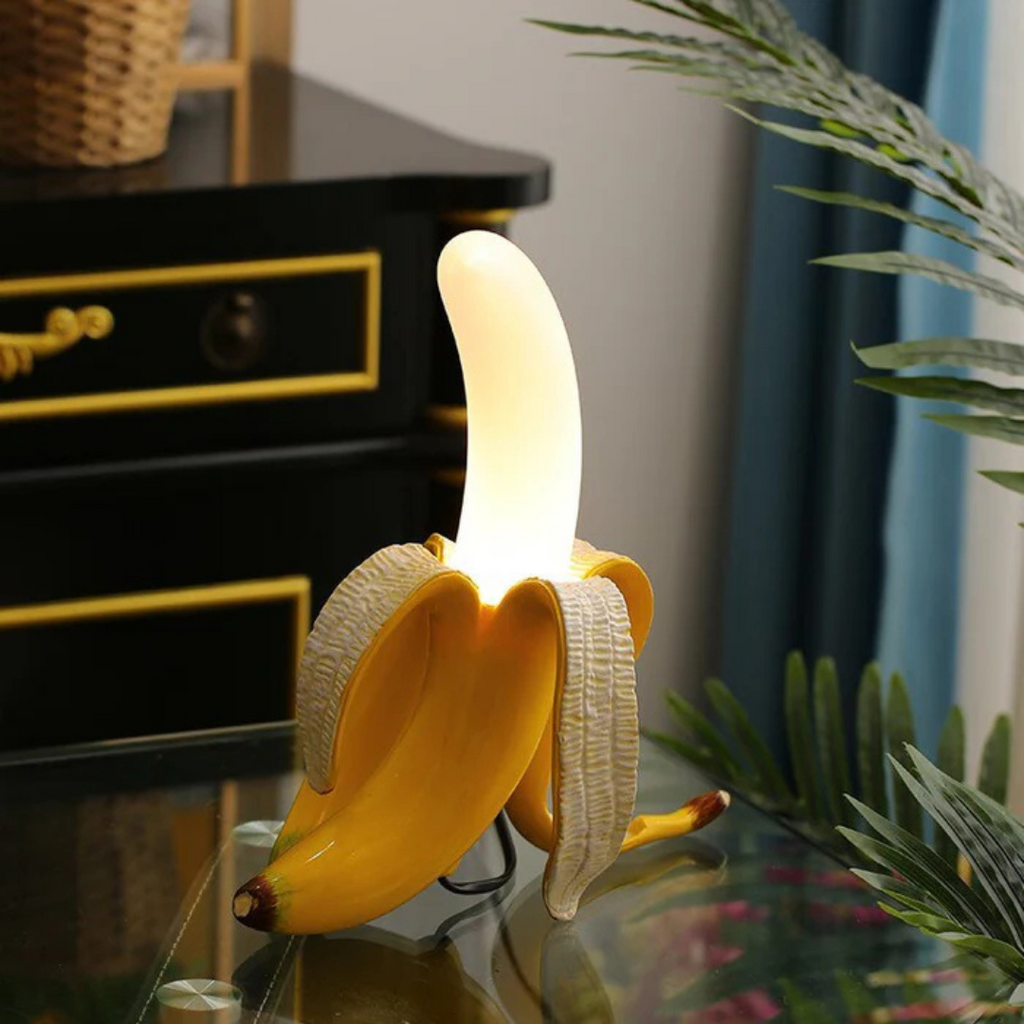 Golden Banana LED Table Lamp