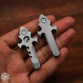 Titanium Multi-Tool Keychain: Mini EDC Gadget with Bottle Opener & Box Cutter