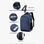 RAYMOND | Men's Waterproof Backpack Ultra-light Rear Pocket