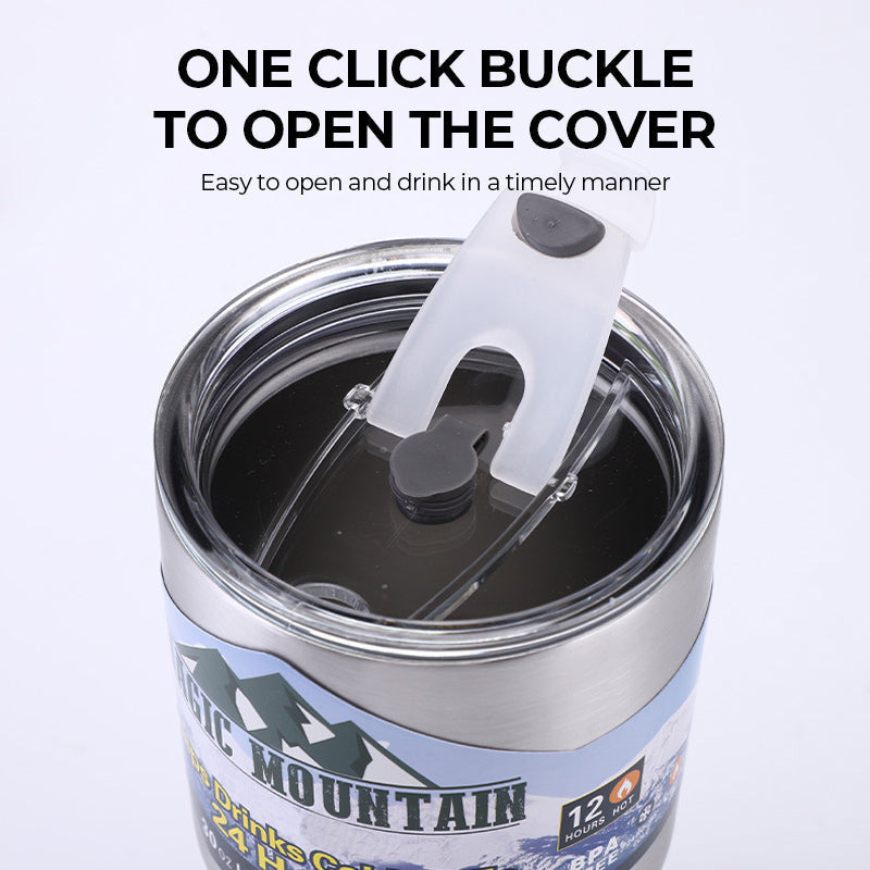 Auto Mug 304 Stainless Steel Thermos Flask