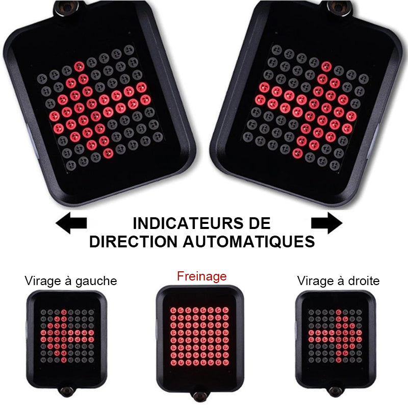 Light indicator for bicycle