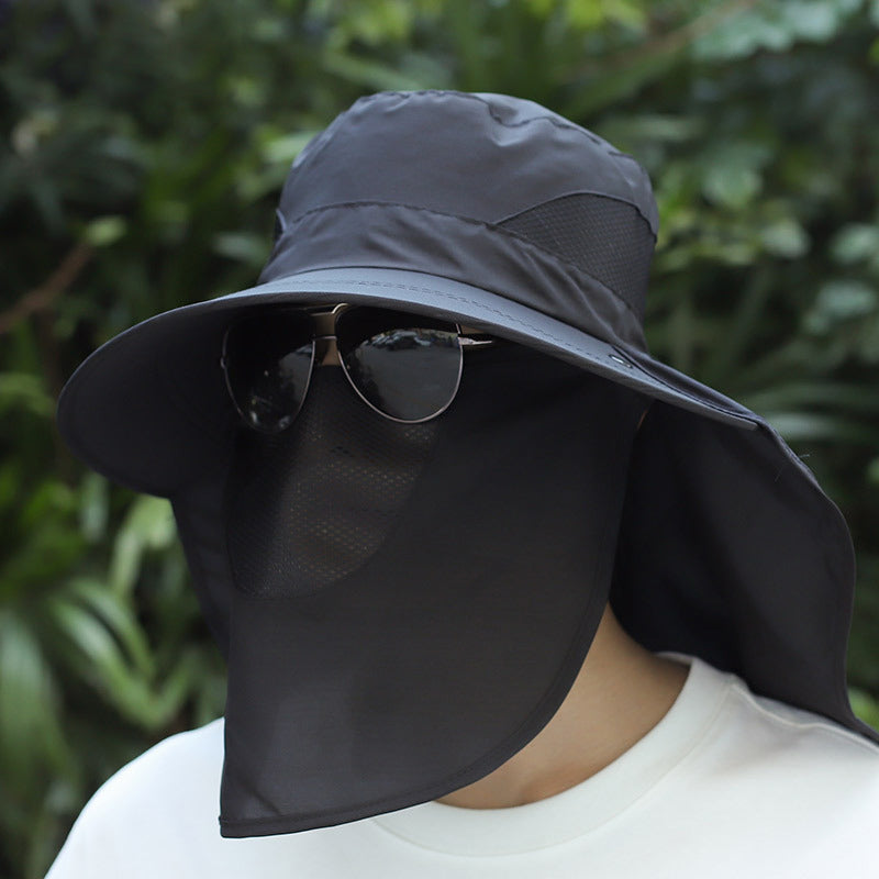 Sun protection hat to cover face