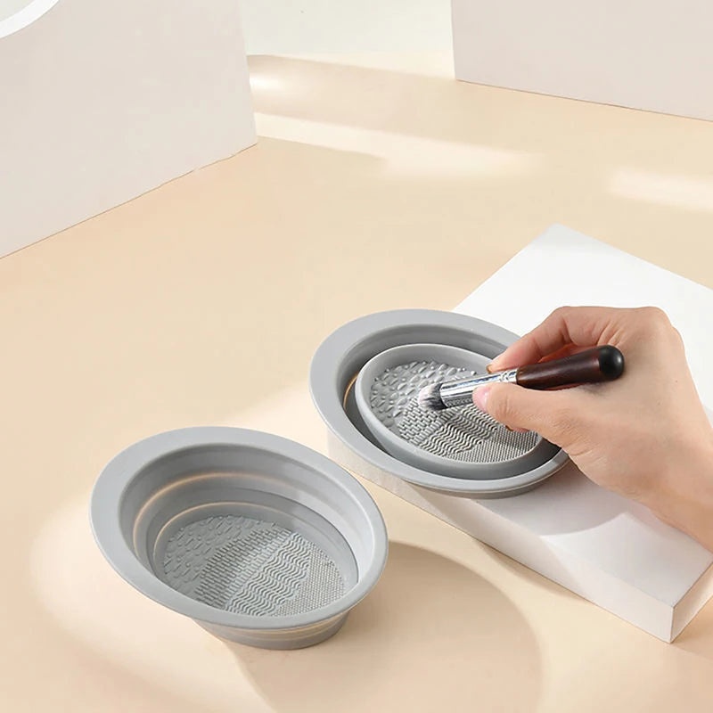 Silicone Makeup Brush Cleaner Bowl